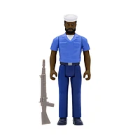 GI Joe ReAction Figures Wave 2 - Barbe Blueshirt (Marron)