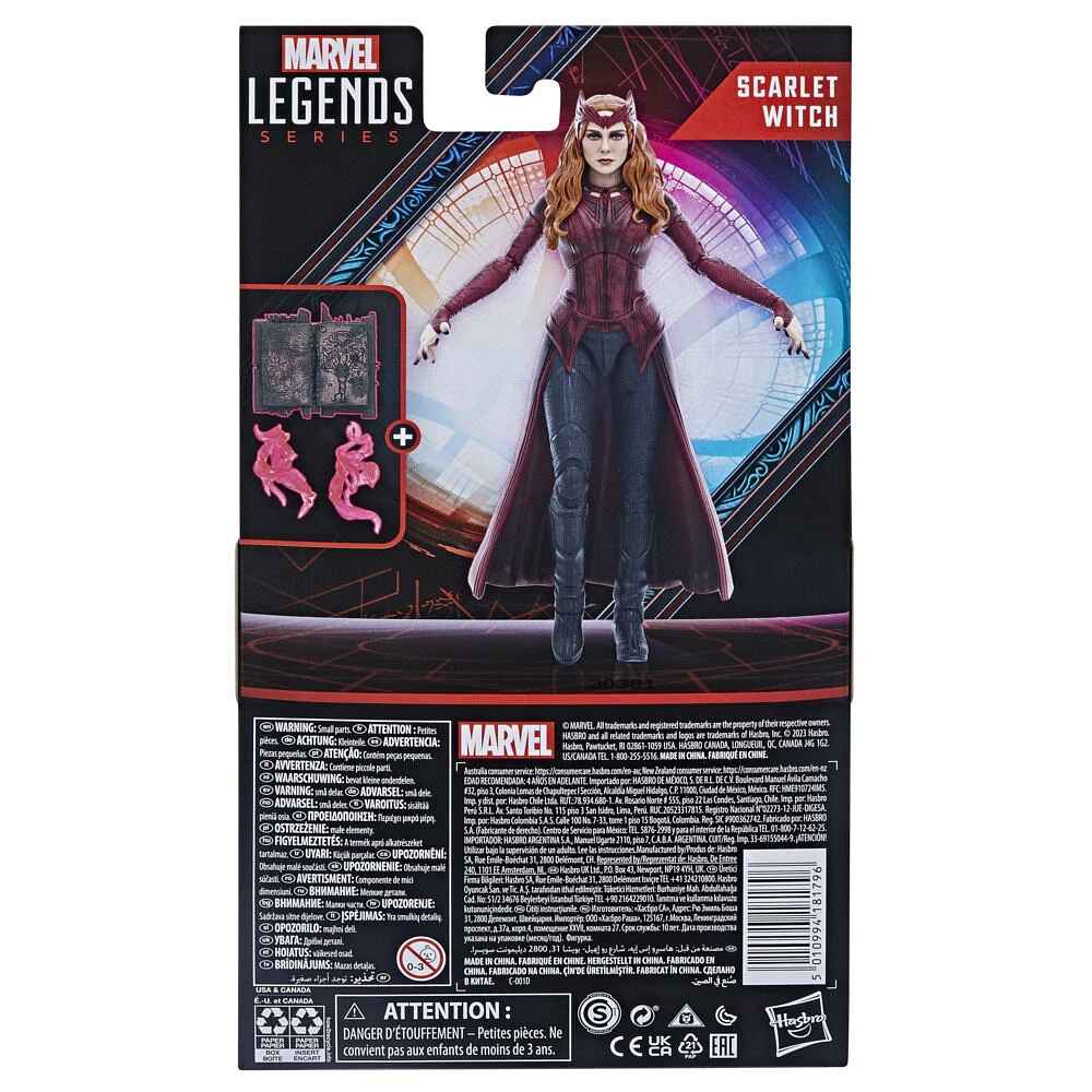 Marvel Legends Series Scarlet Witch, Doctor Strange in the Multiverse of Madness 6-Inch Action Figures - R Exclusive