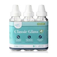 Classic Glass Baby Bottle (8oz, 3 Pack)