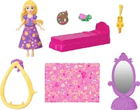 Disney Princess Rapunzel Storytime Stackers Doll House, Small Doll, Pascal Figure & 7 Accessories