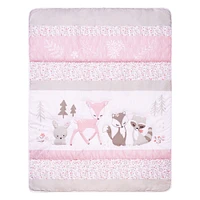 Sammy and Lou Sweet Forest Friends 4 Piece Crib Bedding Set