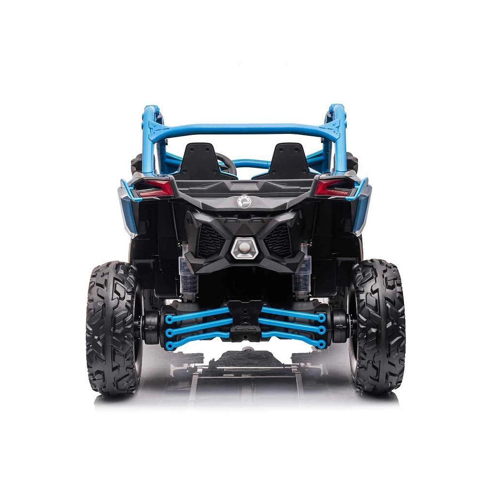 KIDSVIP Can-Am Maverick 2X24V Buggy UTV 4X4 pour enfants et tout-petits avec RC