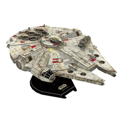 4D Build, Star Wars Millennium Falcon 3D Paper Model Kit, 216 Piece Paper Model Kit