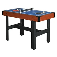 Triad 3-In-1 48 Inch Multi Game Table with Pool, Glide Hockey, and Table Tennis