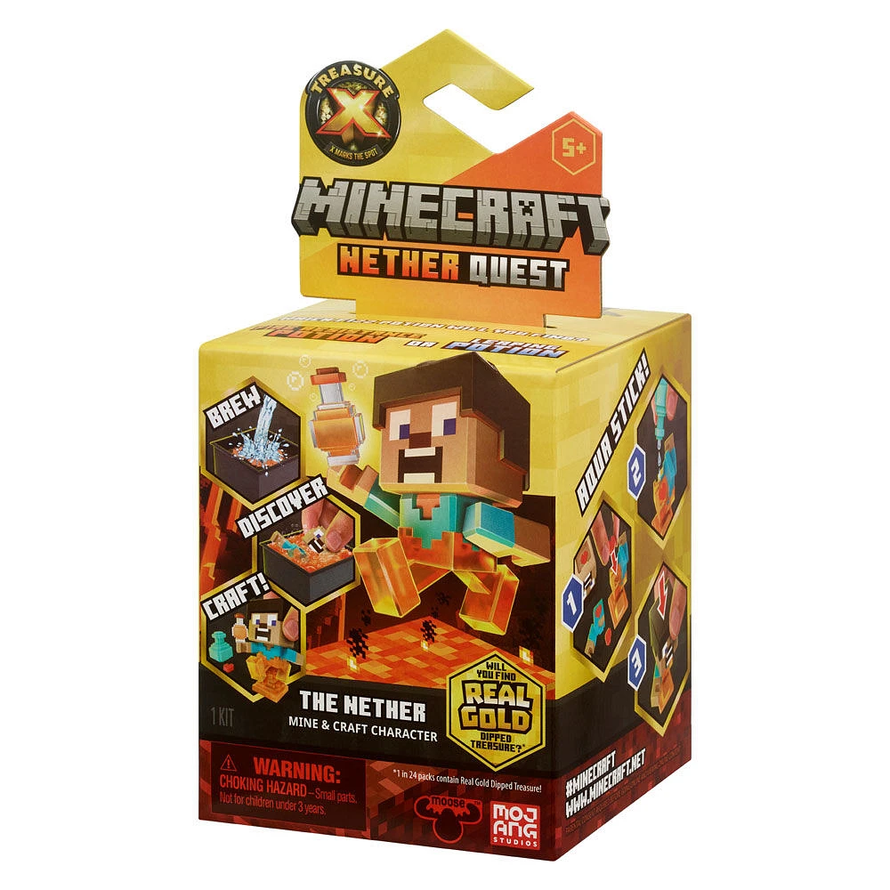 Treasure X Minecraft Le Nether Single Pk