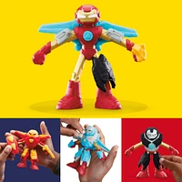 Play-Doh Marvel, coffret Iron Man Fabrique d'armures avec pâte à modeler