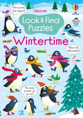 Look and Find Puzzles: Wintertime - English Edition