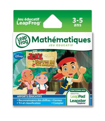 LeapFrog LeapPad Jake & The Neverland Pirates - Mathematics Learning Game - French Version