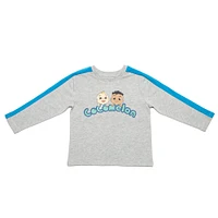 Cocomelon - Long Sleeve - Grey Heather & Blue  - Size 4T - Toys R Us Exclusive