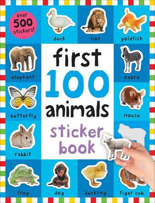 First 100 Stickers: Animals - English Edition