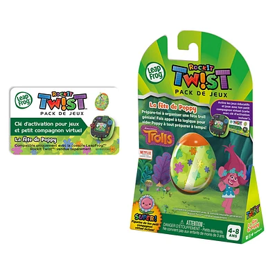 LeapFrog RockIt Twist Game Pack Trolls Party Time With Poppy - French Edition