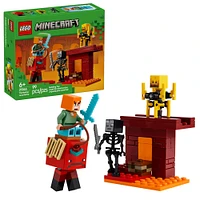 LEGO Minecraft La bataille de la lave du Nether Jouet de jeu vidéo pour enfants 21266