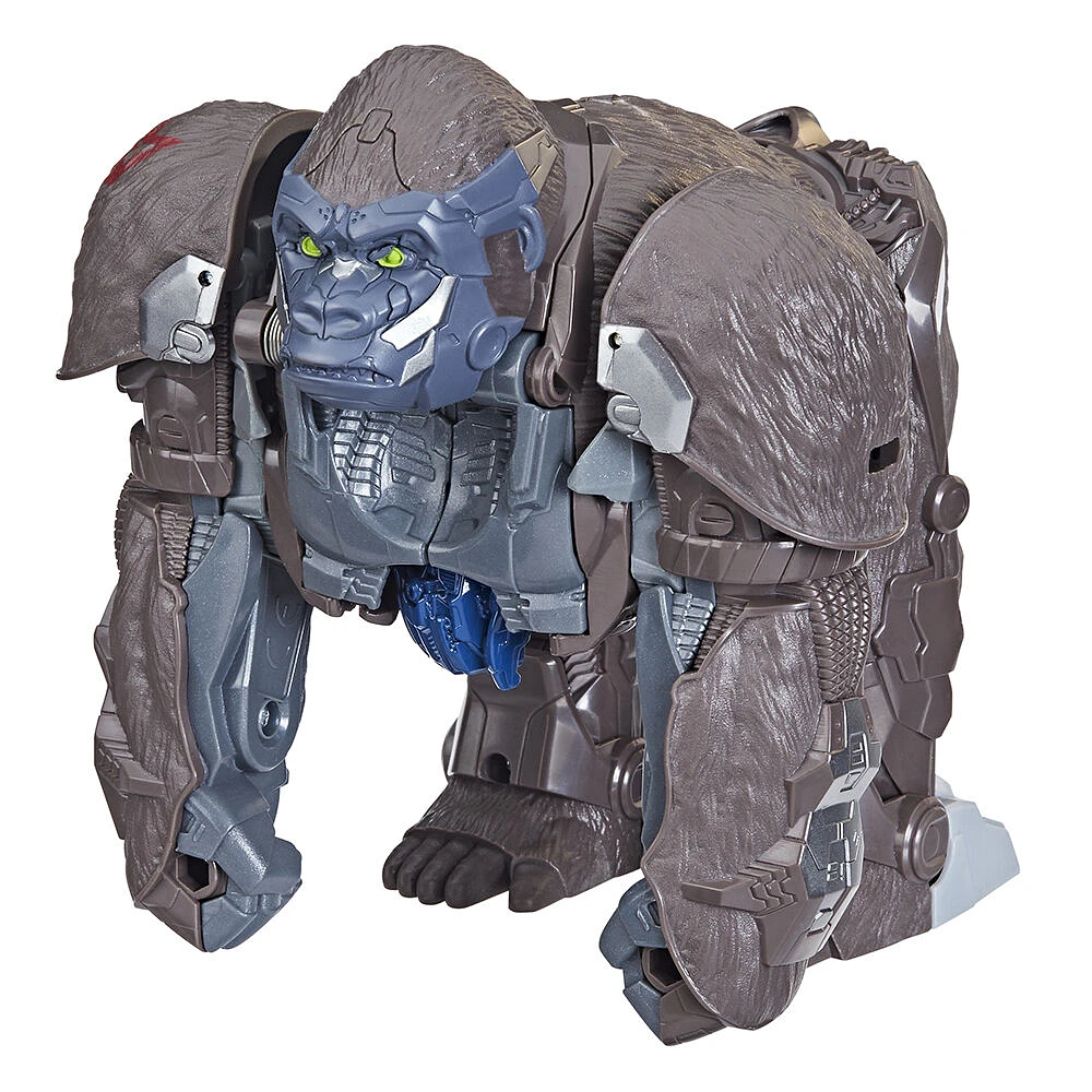 Transformers Toys Transformers: Rise of the Beasts Movie, Smash Changer Optimus Primal Action Figure, 9-inch