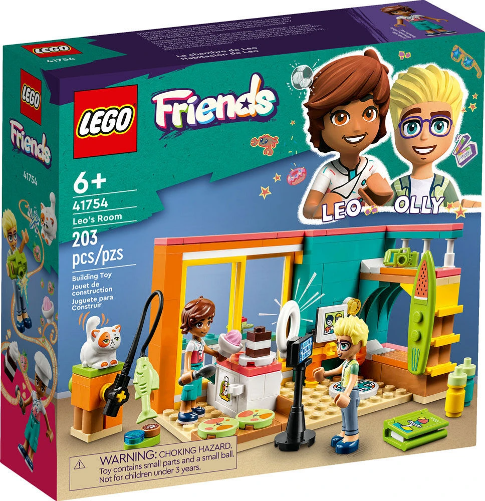 LEGO Friends La chambre de Leo 41754 Ensemble de jeu de construction (203 pièces)