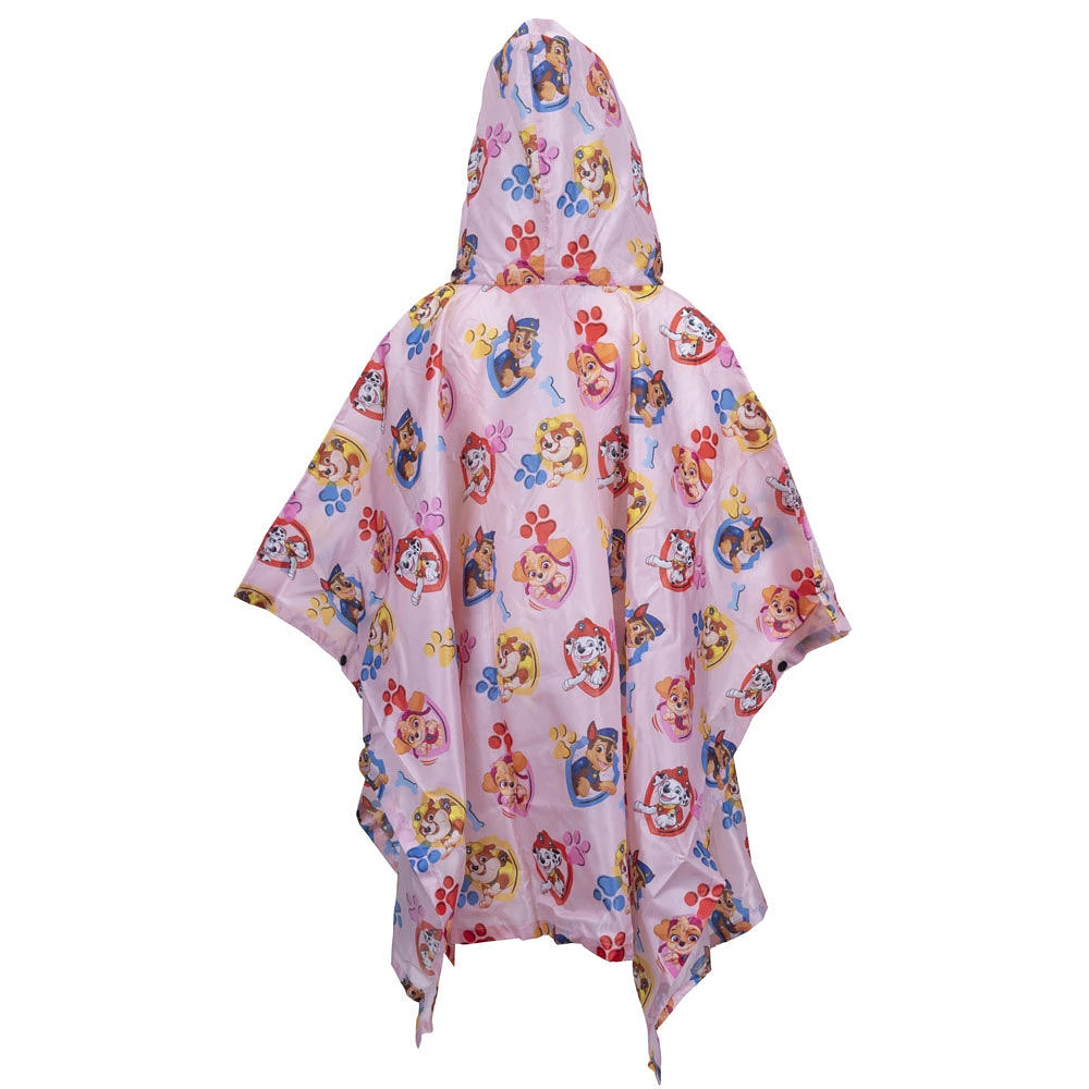 Paw Patrol Poncho Repliable Pour Enfant Pat’Patrouille Rose