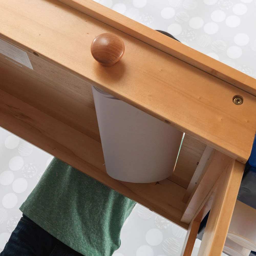 Art Table with Drying Rack and Storage