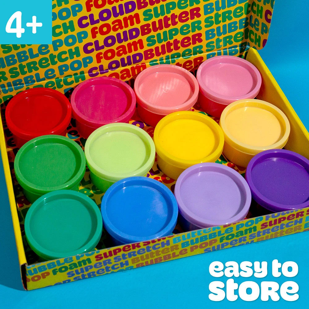 Lot de 12 différentes pâtes à modeler Play-Doh super étirables