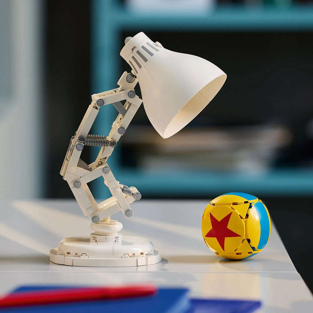 LEGO Ideas Disney Pixar Luxo Jr. Room Decor - Collectible Building Set for Adults 18+ - 21357
