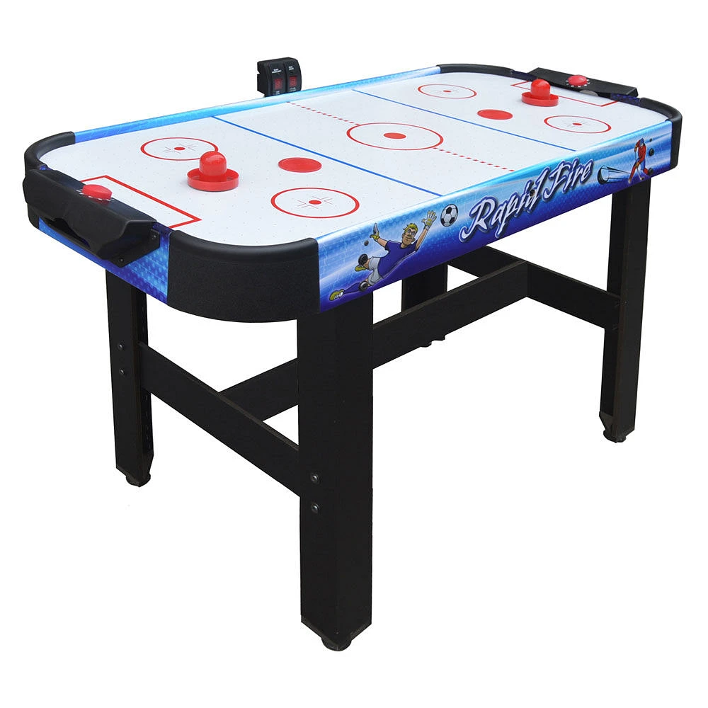 Table Rapid Fire d'air hockey multi jeux 3-en-un de 1,07 m (42 po)