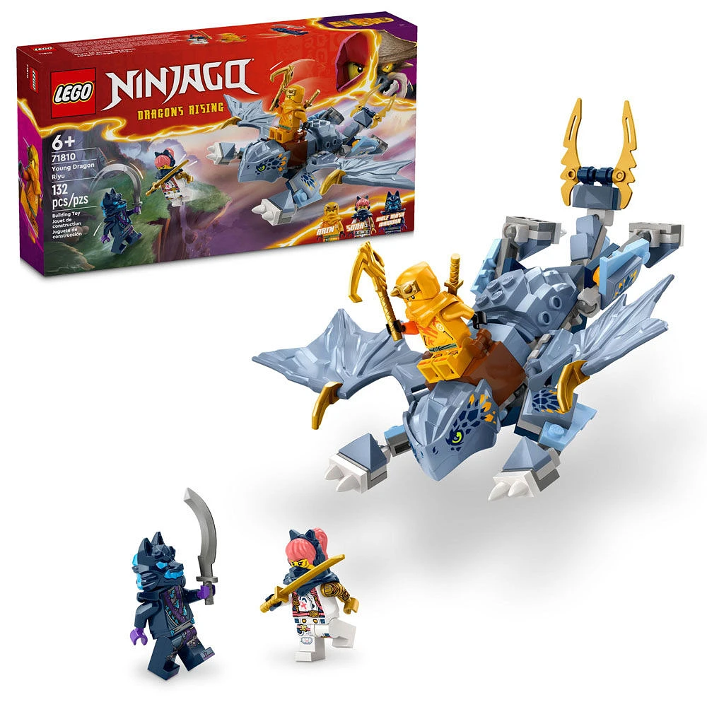 LEGO NINJAGO Young Dragon Riyu Ninja Toy Set 71810