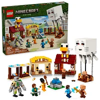 LEGO Minecraft L'attaque du village en ballon Ghast, Jouet avec figurine de Golem, Cadeau de jeu vidéo pour enfants 21273