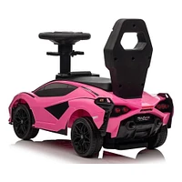 KidsVip Lamborghini Sian Pushcar / Poussette -Rose - Édition anglaise