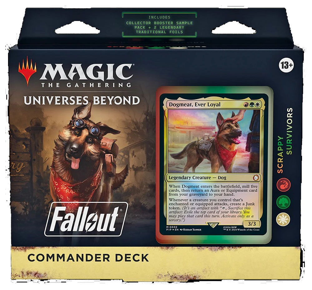 Magic Le Rassemblement : Deck Commander " Fallout " - 1 par commande, la couleur peut varier (Chacun vendu séparément, sélectionné au hasard)