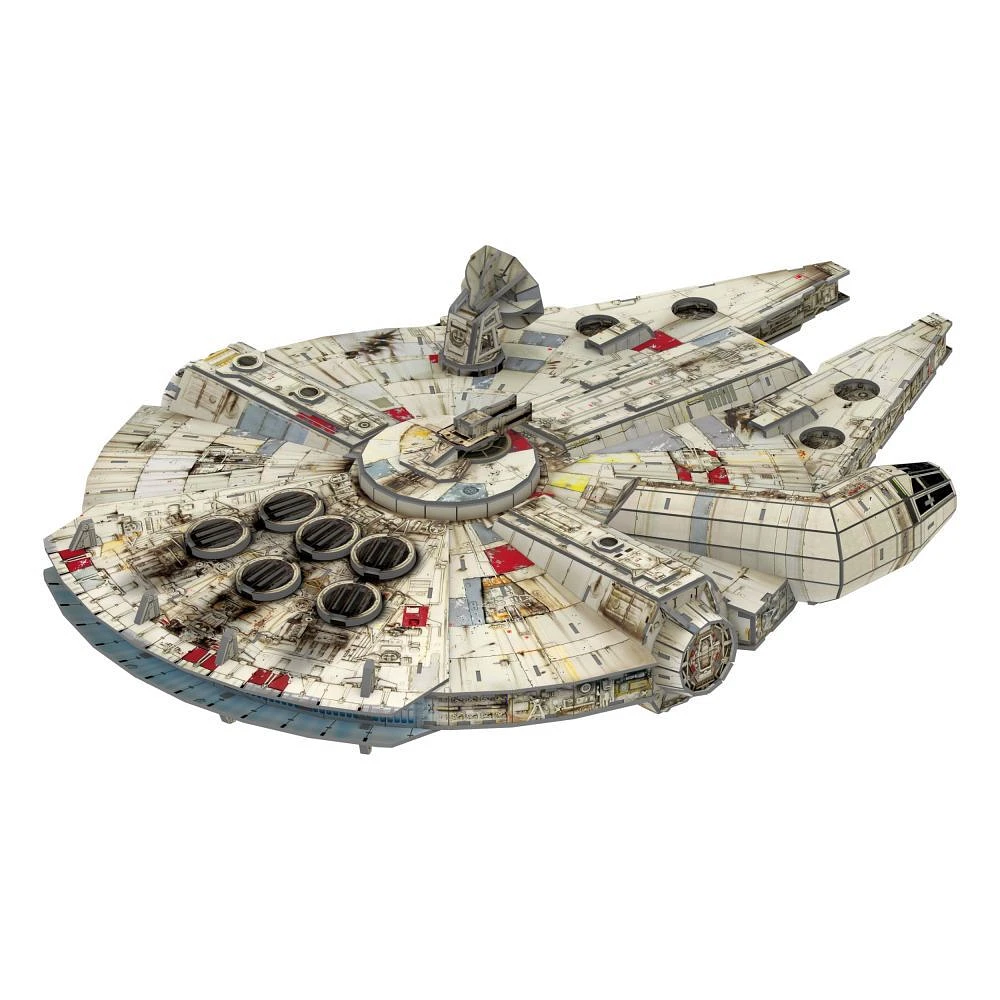 4D Build, Star Wars Millennium Falcon 3D Paper Model Kit, 216 Piece Paper Model Kit