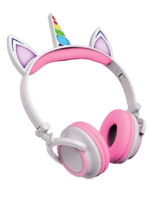 Art+Sound Unicorn Wired Headphones with LED Lights