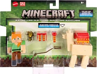 Minecraft - Coffret de 2 figurines articulées de 7,62 cm (3,25 po