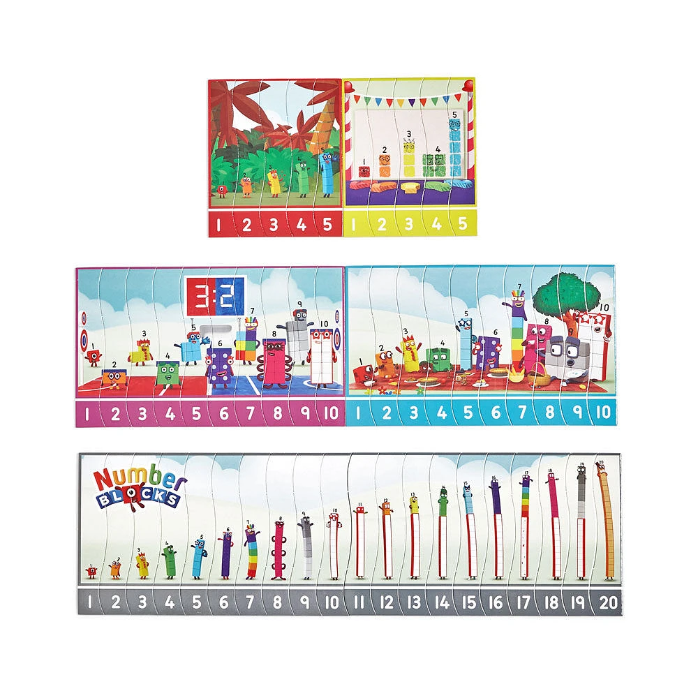 Numberblocks Sequencing Puzzle Set - English Edition