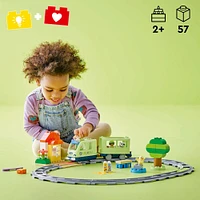 Jouet préscolaire éducatif pour tout-petits LEGO DUPLO Ma ville Le train d'aventures interactives 10427