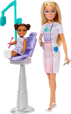 Barbie Poupées Poupée mode Dentiste, poupée enfant, accessoires