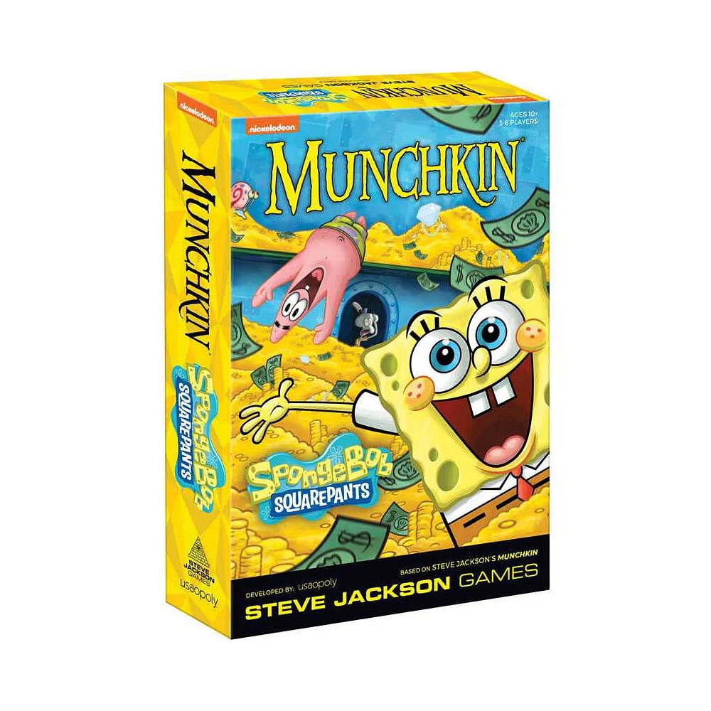 USAopoly MUNCHKIN: SpongeBob SquarePants - Édition anglaise