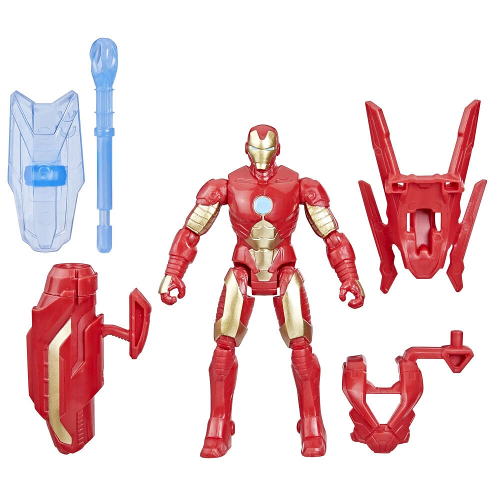 Marvel Avengers Epic Hero Series Battle Gear Iron Man Action Figure