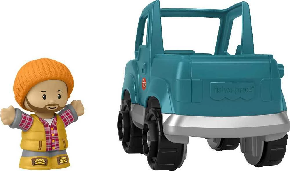 Fisher-Price Little People Pick-Up Truck Toy and Figure Set for Toddlers, 2 Pieces