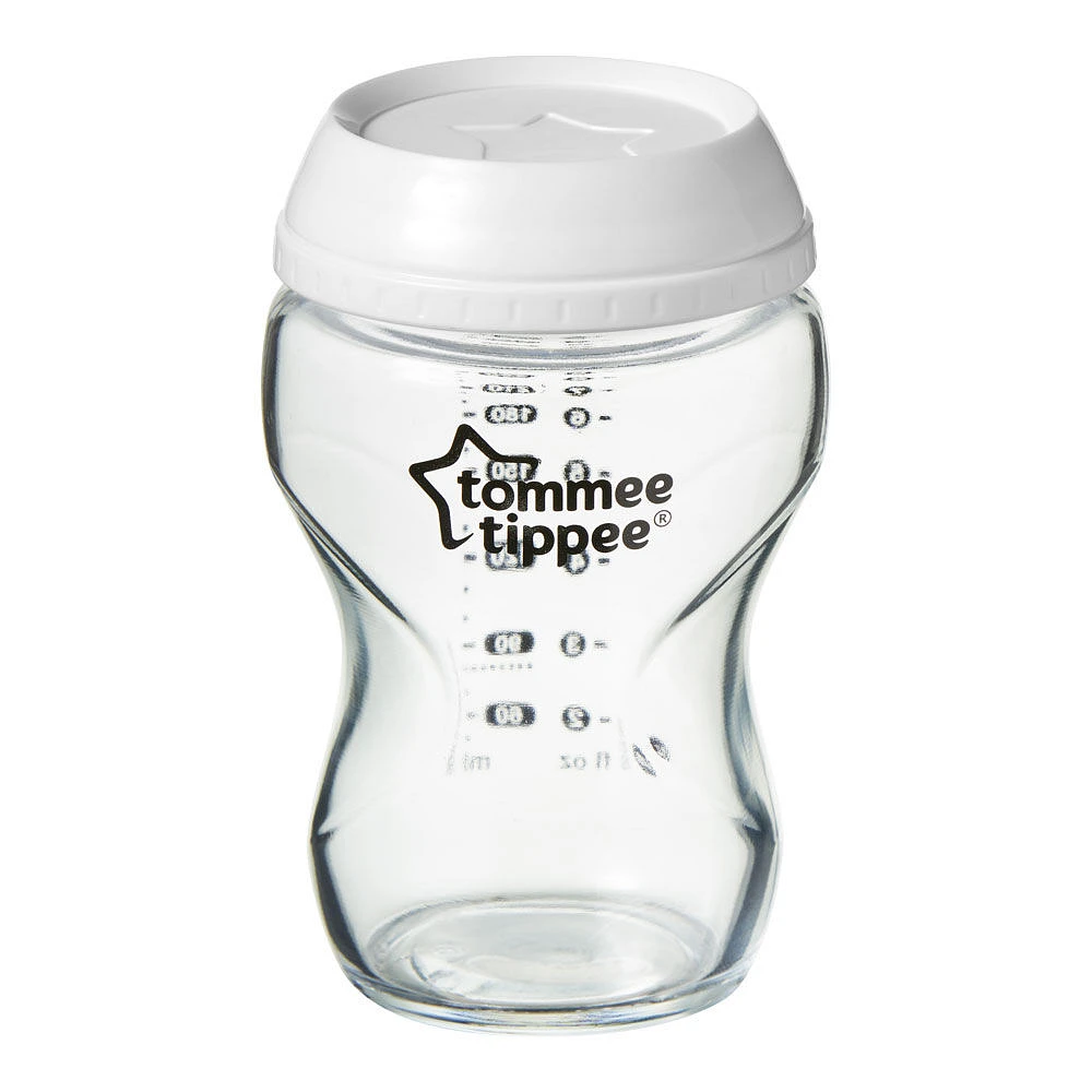 Tommee Tippee Closer to Nature 3 in 1 Convertible Glass Baby Bottles - 9oz, 3ct