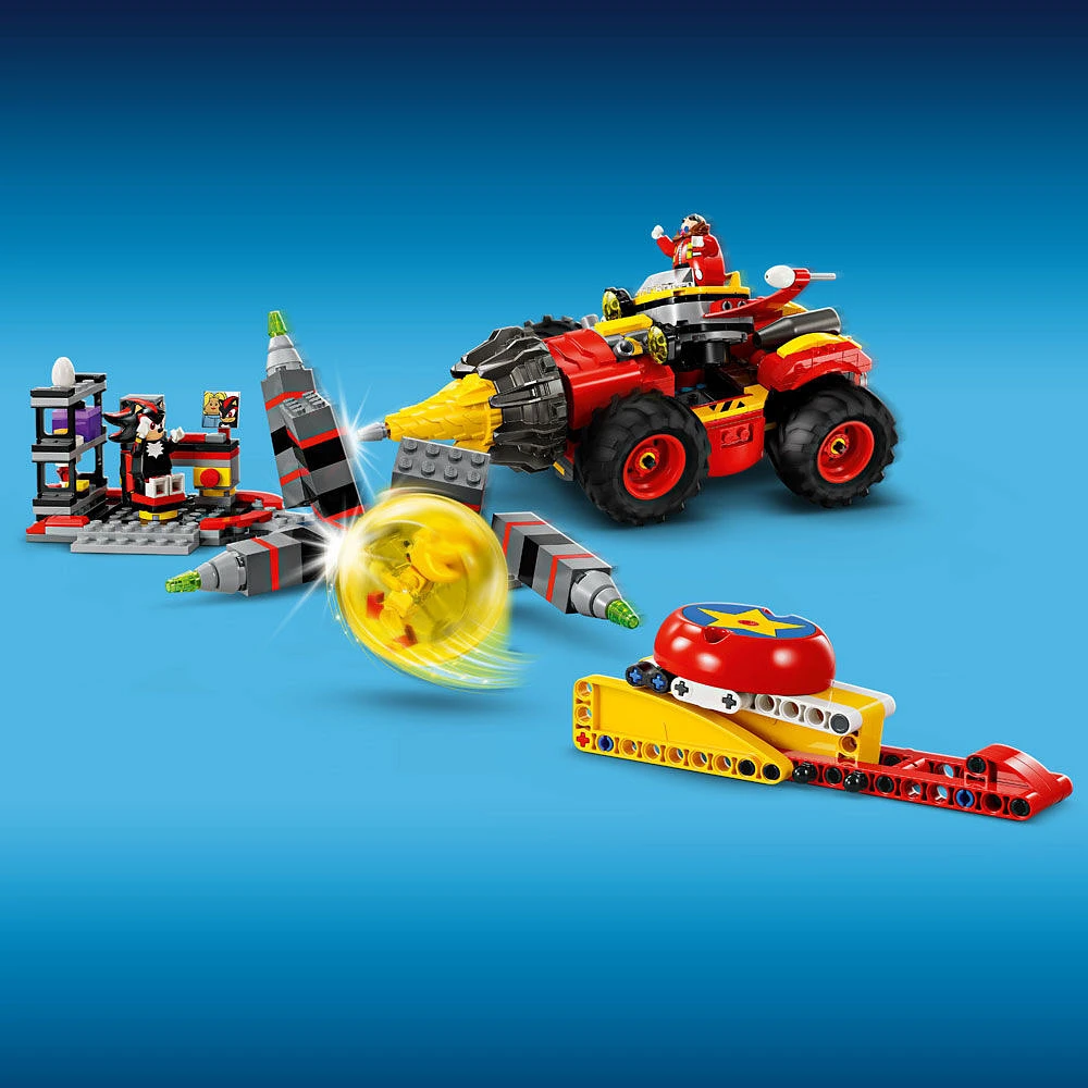 LEGO Sonic the Hedgehog: Super Sonic vs. Egg Drillster Gaming Toy with Shadow and Dr. Eggman, 76999