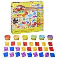 Play-Doh Mes premiers apprentissages - Les Lettres, loisirs créatifs avec pâte à modeler pour le préscolaire