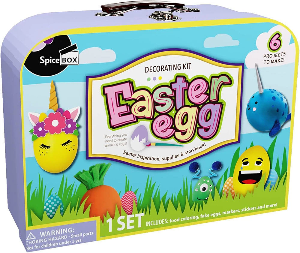 Suitcase Easter Egg Art Kit - English Edition