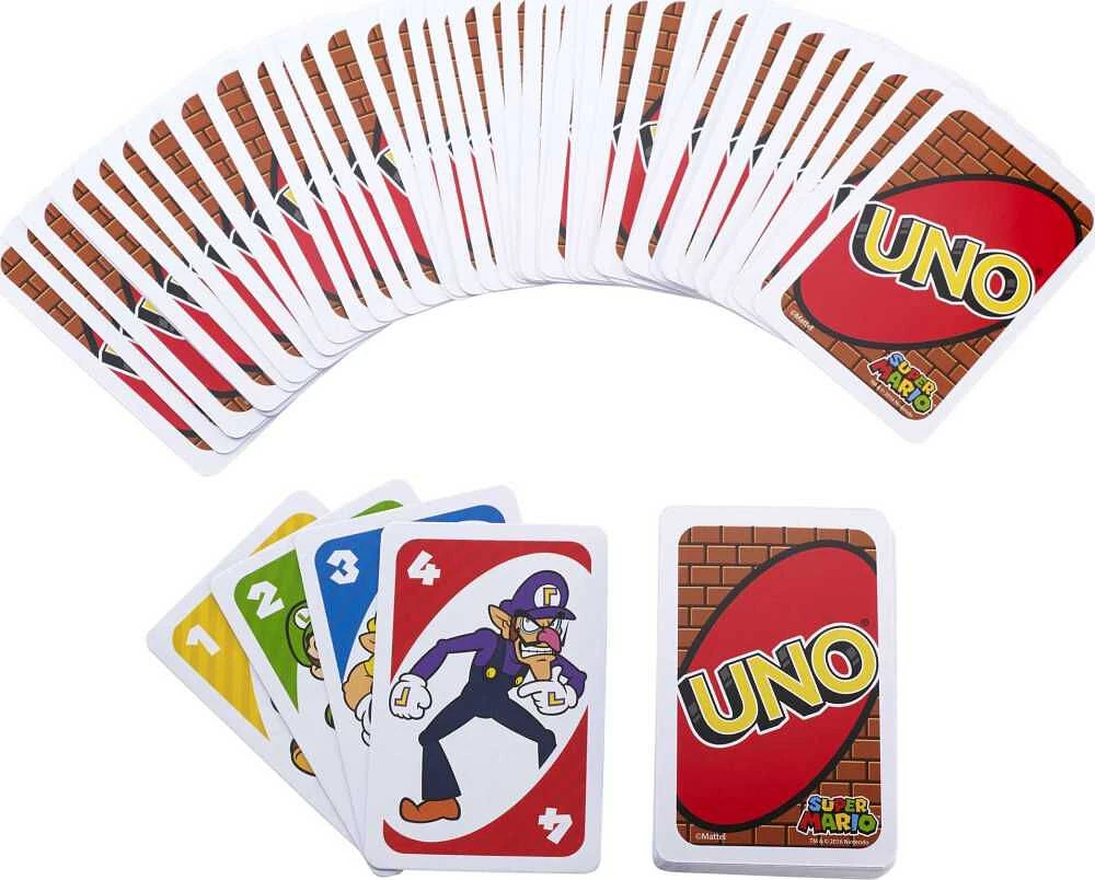 UNO Super Mario Card Game