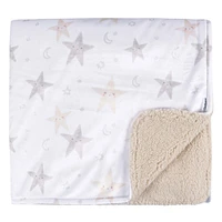 Gerber Childrenswear - 2ply Plush Blanket - Celestial - Stars