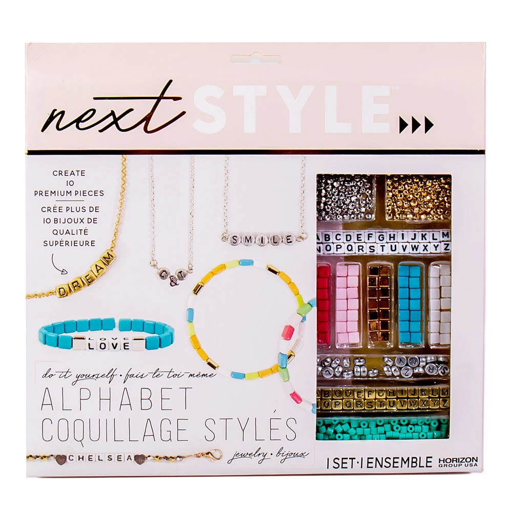 Next Style ABC Color Block Jewelry