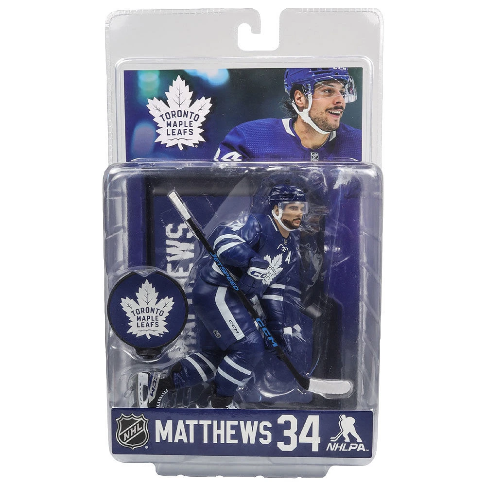 McFarlane's SportsPicks-NHL 7"Posed Fig - Auston Matthews (Toronto Maple Leafs)