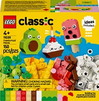 LEGO Classic Creative Food Friends Building Toy Set - Pretend Play Food for Kids, Boys and Girls - 11039