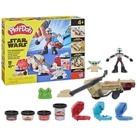 Play-Doh STAR WARS: THE MANDALORIAN Launching Speeder Playset