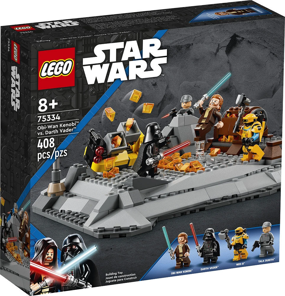 LEGO Star Wars Obi-Wan Kenobi vs. Darth Vader 75334 Building Kit (408 Pieces) - Coming Soon!