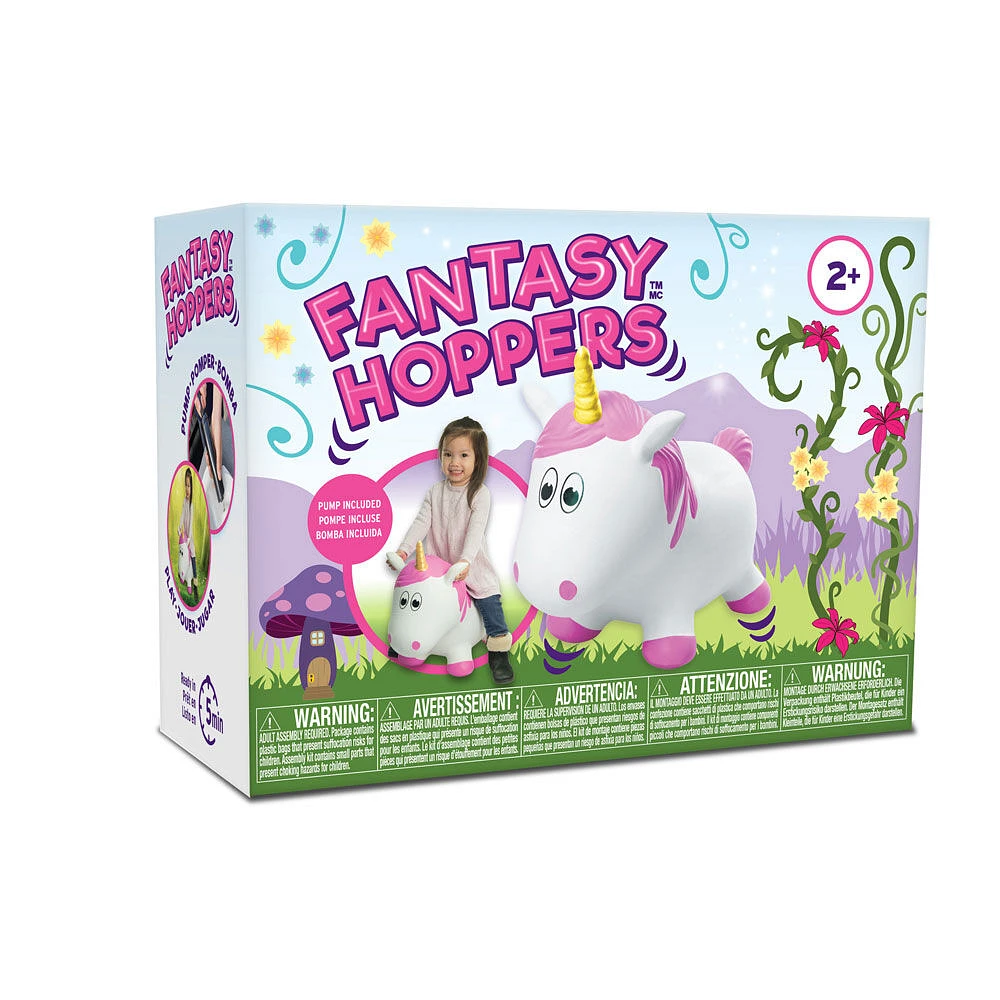 Fantasy Hoppers Animal Bouncers Unicorn, Pink