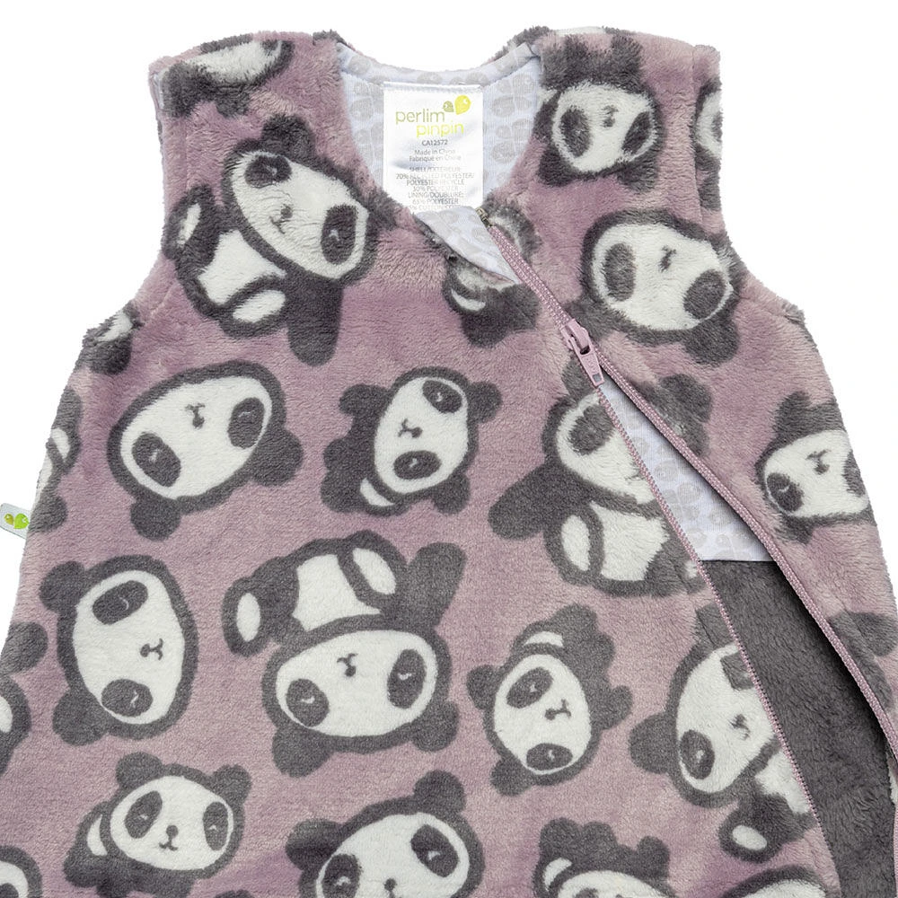 Perlimpinpin-Plush Sleep bag-PANDAS (1,5 TOG) - 0-6 months