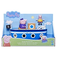 Peppa Pig Peppa's Adventures Le bateau de Papi Pig, jouet préscolaire